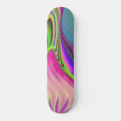 Skateboard Summerfeel, Rainbowart 3D Abstrait (Recto)