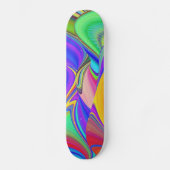 Skateboard Summerfeel, Rainbowart 3D Abstrait (Recto)
