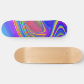 Skateboard Summerfeel, Rainbowart 3D Abstrait (Horz)