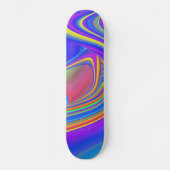 Skateboard Summerfeel, Rainbowart 3D Abstrait (Recto)