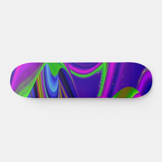 Skateboard Summerrainbow, Rainbowart 3D Abstrait (Horz)