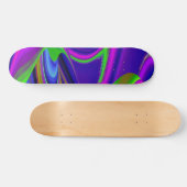 Skateboard Summerrainbow, Rainbowart 3D Abstrait (Horz)