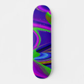 Skateboard Summerrainbow, Rainbowart 3D Abstrait (Devant)