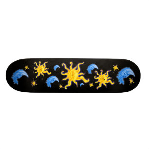 Skateboard Sun et planche à roulettes de lune