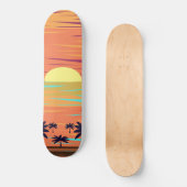 SKATEBOARD SUNSET PALM (Recto)