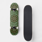 Skateboard Super Eclectique Orné Noël Mandala Motif (Recto)