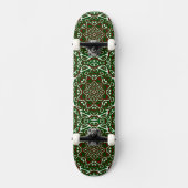 Skateboard Super Eclectique Orné Noël Mandala Motif (Recto)
