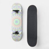 Skateboard Super Funky Boho Hippie arc-en-ciel Abstrait Manda (Recto)
