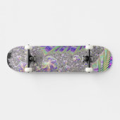Skateboard Super Trippy Funky Psychedelic Fractal Art (Horz)