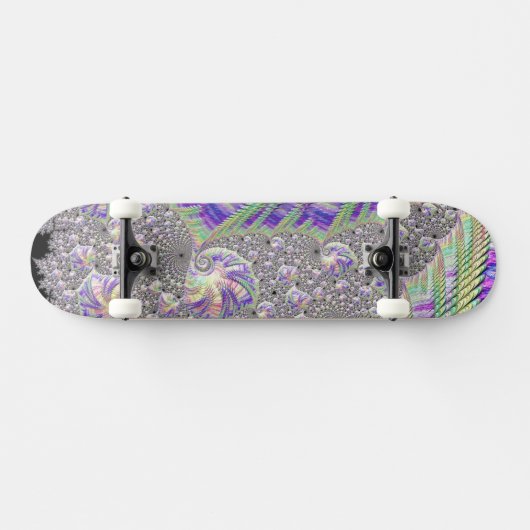 Skateboard Super Trippy Funky Psychedelic Fractal Art (Horz)
