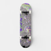 Skateboard Super Trippy Funky Psychedelic Fractal Art (Recto)