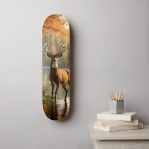 Skateboard Superbe canard à douze points dans les eaux d'auto
