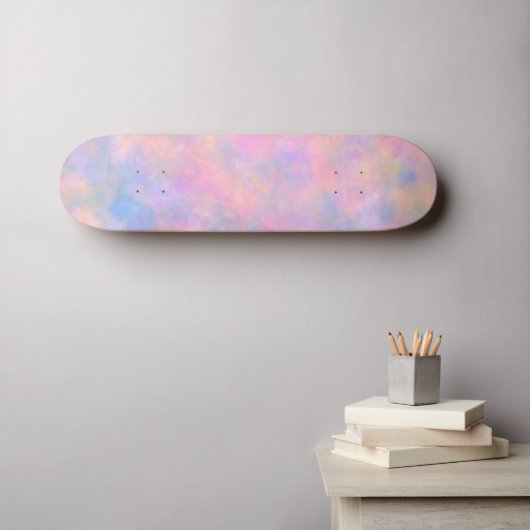 Skateboard Superbe combinaison de couleurs pastel  (Art mural (Horz))