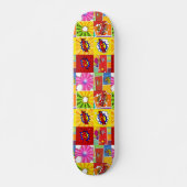 Skateboard Superhero comic pop art background  (Devant)