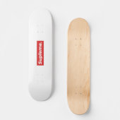 Skateboard Supleme. Tableau (Recto)