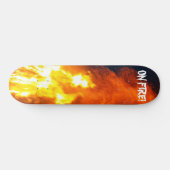 Skateboard Sur la planche à roulettes du feu (Horz)