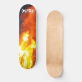 Skateboard Sur la planche à roulettes du feu (Recto)