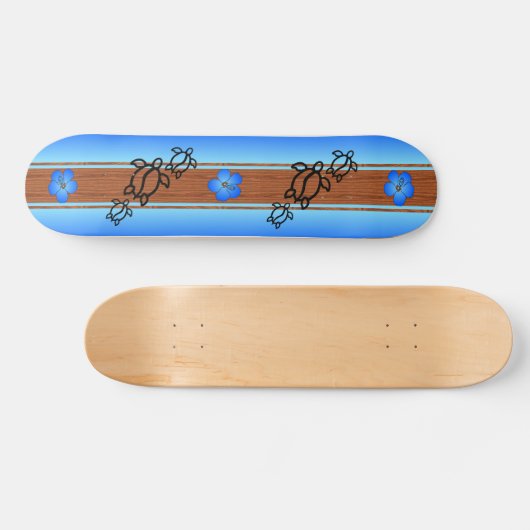 Skateboard Surf Retro Honu (Horz)