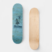 Skateboard Surf Shack Hawaiian Faux Wood (Recto)