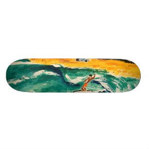 Skateboard surfer de planche à roulettes