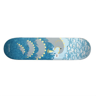 Skateboard surprise de serpent