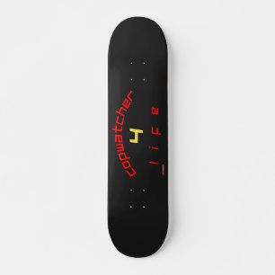 skateboard "SURVEILLANT DE POLICE POUR LA VIE"
