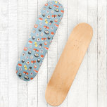 Skateboard Sushi Nigiri Maki<br><div class="desc">Motif de sushis pour les amateurs de cuisine japonaise.</div>