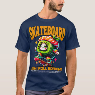 Skateboard Sushi Roll Edition T-shirt