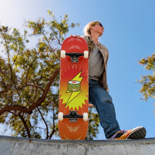 Skateboard Sushi Super Chargé - (Extérieur 1)