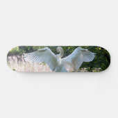 Skateboard Swan avec ailes étalées (Horz)
