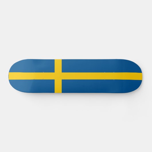 Skateboard Sweden Flag (Horz)