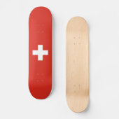Skateboard Switzerland Flag (Recto)