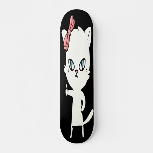 Skateboard Symbole Cat Laisser Les Pouces Vers Le Haut (Devant)