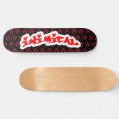 Skateboard Symbole d'anarchie inimitable (Horz)