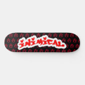 Skateboard Symbole d'anarchie inimitable (Horz)