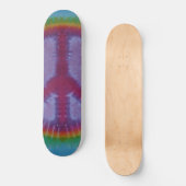 Skateboard SYMBOLE DE LA PAIX Tie Dye (Recto)