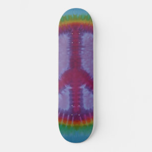 Skateboard SYMBOLE DE LA PAIX Tie Dye
