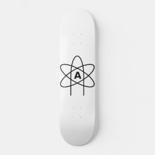 Skateboard Symbole de l'athéisme (Emblème d'Atom)