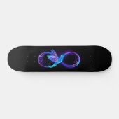 Skateboard Symbole de Neon Infinity par Glowing Hummingbird (Horz)