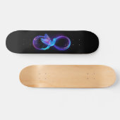 Skateboard Symbole de Neon Infinity par Glowing Hummingbird (Horz)