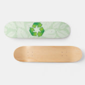 Skateboard Symbole de recyclage (Horz)