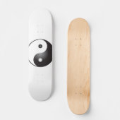 Skateboard Symbole de Yin Yang : Planche à roulettes (Recto)