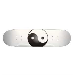 Skateboard Symbole de Yin Yang : Planche à roulettes