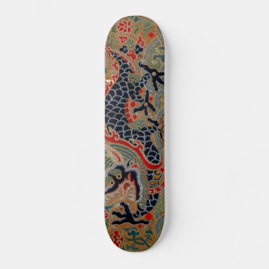 Skateboard Symbole dragon chinois Antique asiatique (Recto)