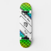 Skateboard Symbole du Zodiaque de la Virgo Standard par Kenne (Recto)