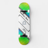 Skateboard Symbole du Zodiaque de Libra par Kenneth Yoncich (Recto)