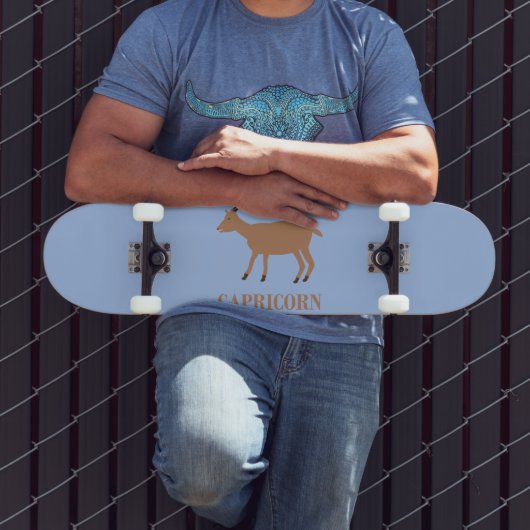 Skateboard Symbole étoile Capricorne Chèvre (Extérieur 3)