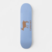 Skateboard Symbole étoile Capricorne Chèvre (Devant)