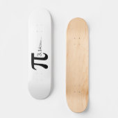 Skateboard Symbole géant "Pi" & 3.14... (Recto)