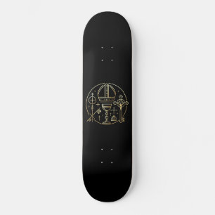 Skateboard Symbole heraldique du pape
